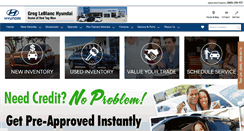 Desktop Screenshot of gregleblanchyundai.com